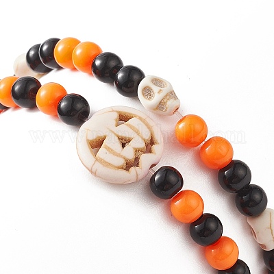 ハロウィン スカル & パンプキン ジャック オー ランタン 合成