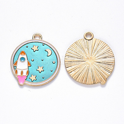 Подвески из эмали и сплава&nbsp;X-ENAM-N054-003-1