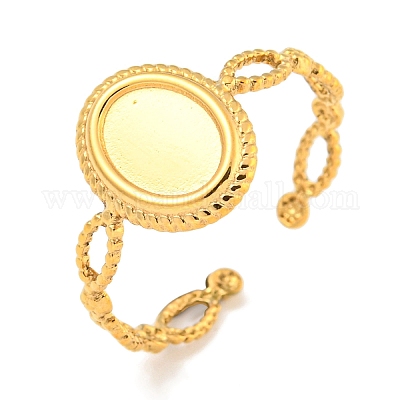 Ионное покрытие (ip) 304 нержавеющая сталь ovsl манжета кольца компоненты RJEW-A043-05G-1