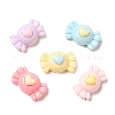 Cartoon-Cabochons aus undurchsichtigem Harz&nbsp;RESI-C039-01E-1