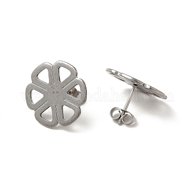 Фурнитура для сережек-гвоздиков из нержавеющей стали 201 STAS-D244-30P-1