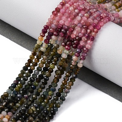 Градиент цвета натуральный турмалин бусины нити G-ONLY-T-A07-01-1