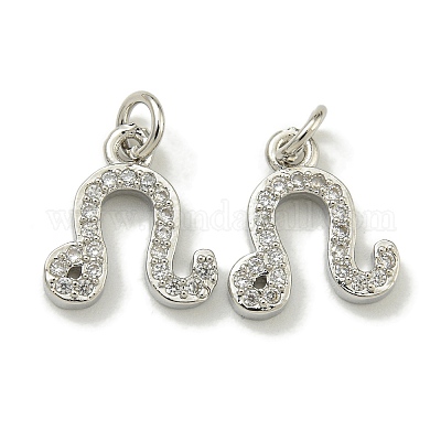 Стойки обшивки латунь микро проложить Циркон подвеску KK-K386-02D-P-1