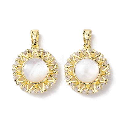 Подвески из латуни с покрытием из латуни X-KK-K360-04G-1