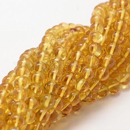 Perles Véritables En Ambre Naturel Du Myanmar – Brin De 20cm – Qualité Brute