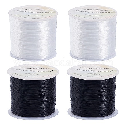 2 рулон 2 цвета плоская эластичная хрустальная нить EW-SC0001-04-1