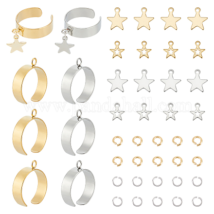 Unicraftale diy набор для изготовления кольца-манжеты в виде звезды STAS-UN0051-40-1