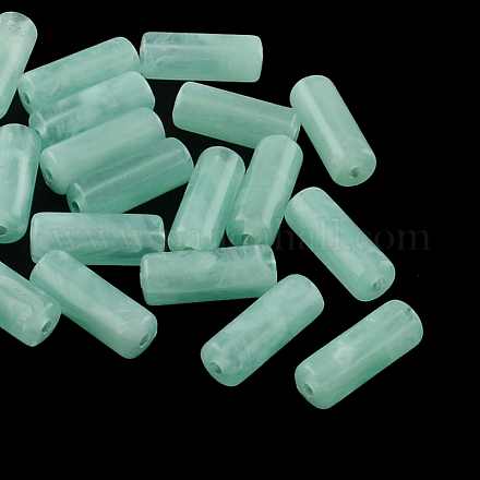 Column Imitation Gemstone Acrylic Beads OACR-R030-08-1