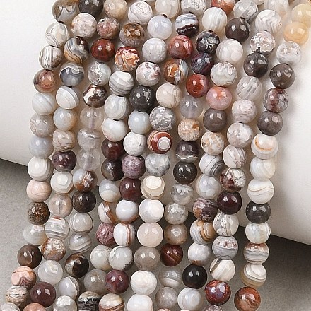 Натуральный мексиканский агат G-G345-B01-3mm-1