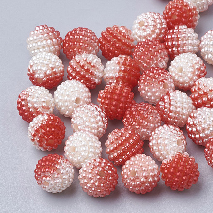 Perles acryliques de perles d'imitation OACR-T004-10mm-10-1