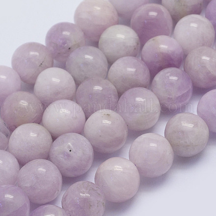 Chapelets de perles en kunzite naturelle G-L478-13-8mm-1