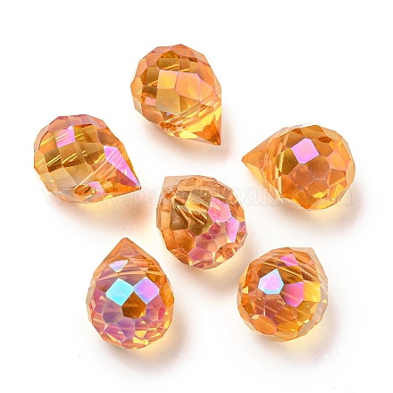 Гальваническим стеклянные бусины&nbsp;EGLA-K062-01A-HR02-1