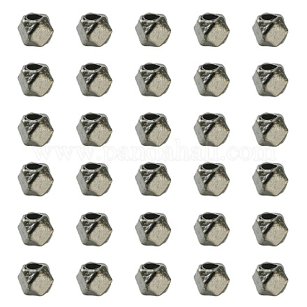 Polyèdre perles de constatation d'alliage FIND-YW0004-25B-1