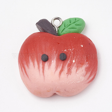 (Holiday Stock-Up Sale)Handmade Polymer Clay Pendants CLAY-T012-04-1