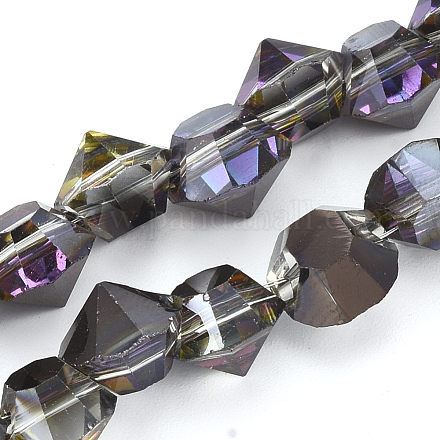 Chapelets de perles en verre électrolytique  EGLA-S174-01A-01-1