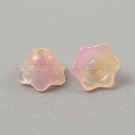 Колпачки для бусин лэмпворк ручной работы LAMP-WH0005-03B-1