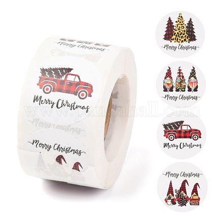 4 stile weihnachten themenorientierte papieraufkleber DIY-L051-006A-1