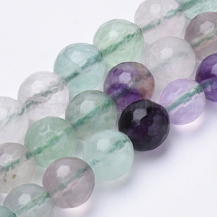 Chapelets de perles en fluorite naturel G-S281-19-10mm-1