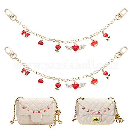 WADORN 2pcs Short Handbag Chain Strap FIND-WR0006-67-1