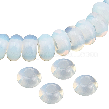 Sunnyclue perles européennes à gros trous opalite G-SC0001-35E-1