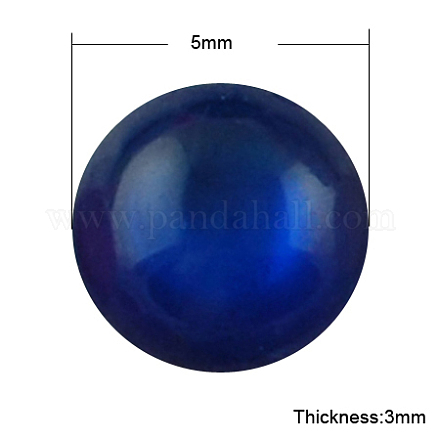 Resin Cabochons CRES-R062-5mm-34-1