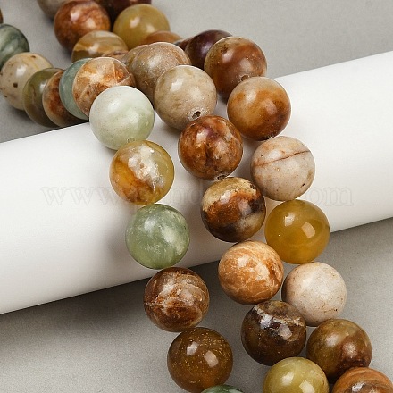 Природного нефрита Xiuyan бисер нитей G-F792-C02-03-1