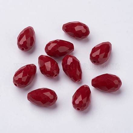 Perles en verre X-GLAA-R023-15x10mm-1-1