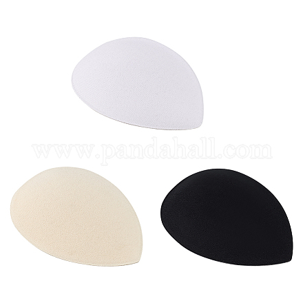 6 Uds 3 colores eva tela lágrima tocado sombrero base para sombrerería AJEW-FG0002-81-1