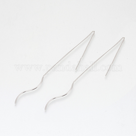 Accessoires de clous d'oreilles en laiton KK-Q735-333P-1