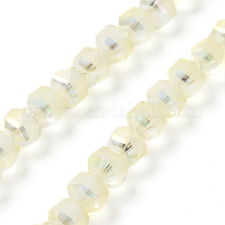 Placcare trasparente perle di vetro fili EGLA-I018-FR02-1