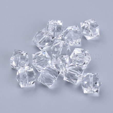 Perles en acrylique transparente TACR-Q259-14mm-V01-1