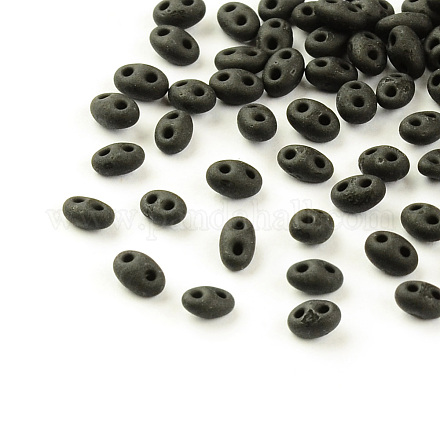 2-Hole Seed Beads X-GLAA-R159-M49-1