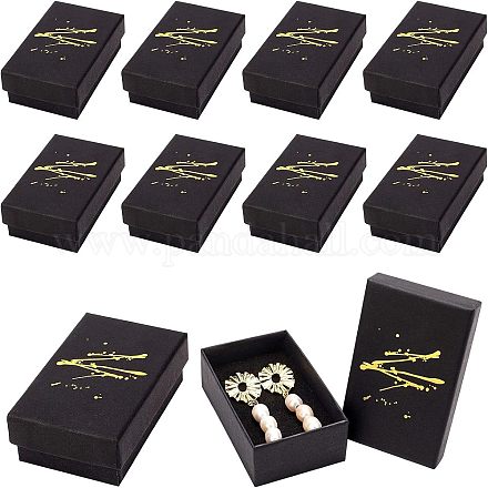 Коробки для упаковки ювелирных изделий из картона горячего тиснения CON-NB0001-89A-1