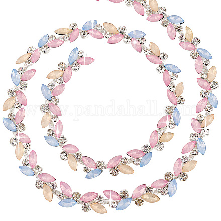 1 шт. железные цепочки со стразами CHC-PH0001-22B-1