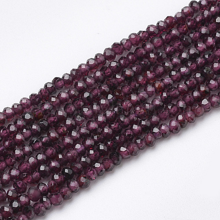 Natural Garnet Beads Strands G-R362-06-1