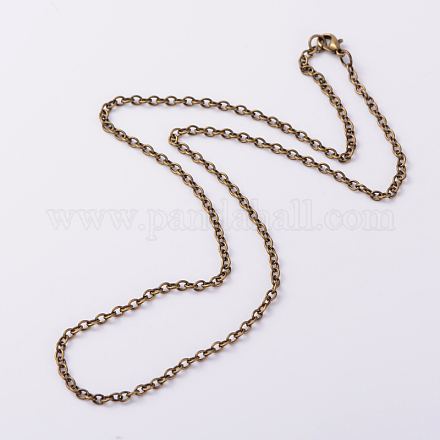 Iron Cable Chain Necklaces NJEW-JN01089-02-1