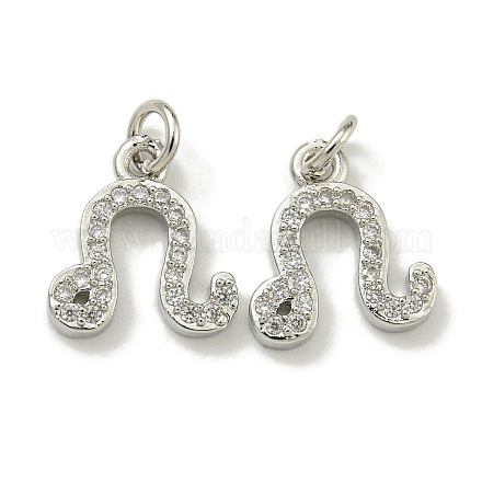 Стойки обшивки латунь микро проложить Циркон подвеску KK-K386-02D-P-1