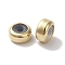 Brass Bead, Lead Free & Cadmium Free, Real 24K Gold Plated, 6.5x3mm, Hole: 1.2mm