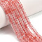 Cherry Quartz Glass Beads Strands, Rondelle, 4x2mm, Hole: 0.9mm, about 160~162pcs/strand, 14.96~15.16 inch(38~38.5cm)