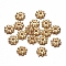 Alloy Daisy Spacer Beads, Flower, Metal Findings for Jewelry Making Supplies, Golden, 5x1.5mm, Hole: 1.8mm