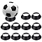 Plastic Basketball Display Stands, Round, Black, 10.3x3.2cm, Inner Diameter: 6.25cm