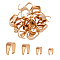 304 Stainless Steel Snap on Bails, Golden, 6.5~13x6~12x3~7mm, Inner: 6~12x5~11mm, 40pcs/box