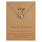 Alloy Constellation Pendant Necklaces, Platinum, Virgo, 16.14 inch(41cm)
