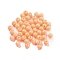 Plastic Beads, Round, Light Salmon, 6x5.5mm, Hole: 1.8mm, 3846pcs/500g.