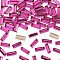 Preciosa® MAXIMA Crystal Fancy Stones, Czech Crystal, 435 26 212 Baguette, Dura Foiling, 70350 Fuchsia, 4x2mm