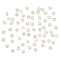 66Pcs Natural Cultured Freshwater Pearl Beads, Round, Linen, 3.5~4x3~4x2.5mm, Hole: 0.6mm