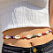Summer Beach Dyed Synthetic Turquoise Starfish & Natural Cowrie Shell Beaded Belly Chains, with Alloy Beads, Colorful, 1130mm
