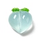 Luminous Translucent Resin Cabochons, Peach, Sky Blue, 17.5x16x12.5mm