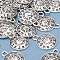 Tibetan Style Alloy Pendants, Cadmium Free & Lead Free, Clock, Antique Silver, 15.5x12.5x2mm, Hole: 2mm