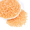 Glass Beads, Imitation Cat Eye Beads, Rondelle, Orange, 4~4.5x2.5~3mm, Hole: 1.2~1.5mm